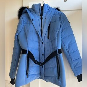 Michael Kors Never Worn Blue Winter Coat Large